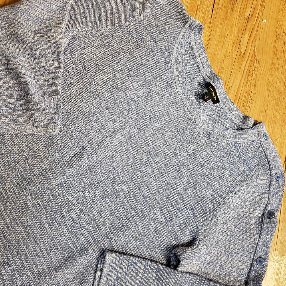 Talbots button arm sweater - Picture 3 of 8